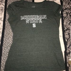short sleeve Michigan State shirt